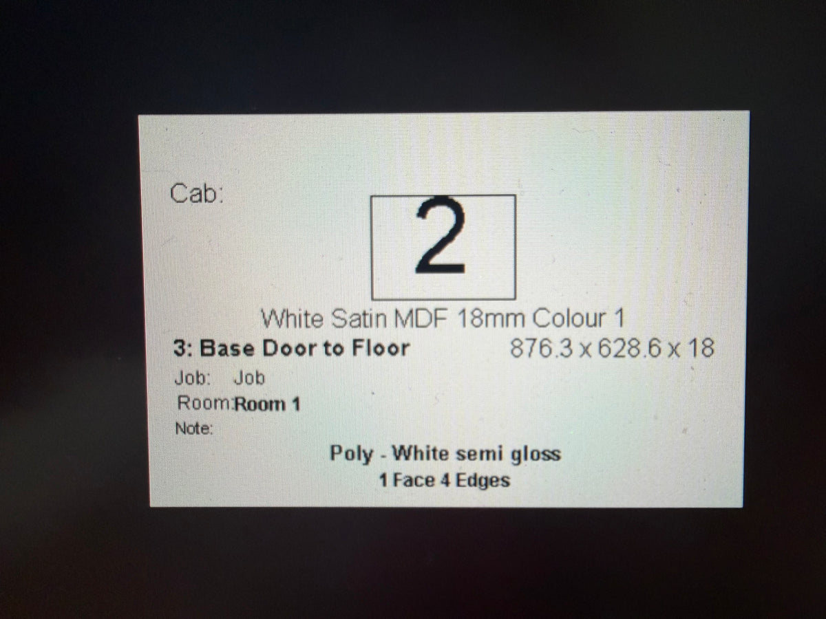 Cabinet Vision - CV25.4 Automated CAD and material labelling