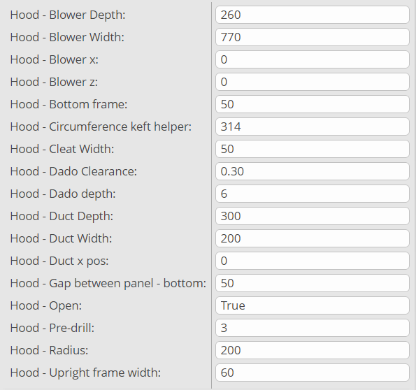 Range Hood - Rounded