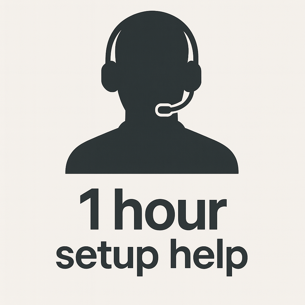 Setup Help - 1 Hour