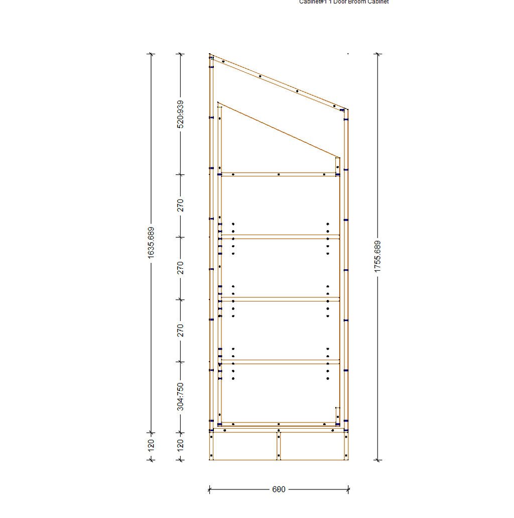 Understair drawerbox system