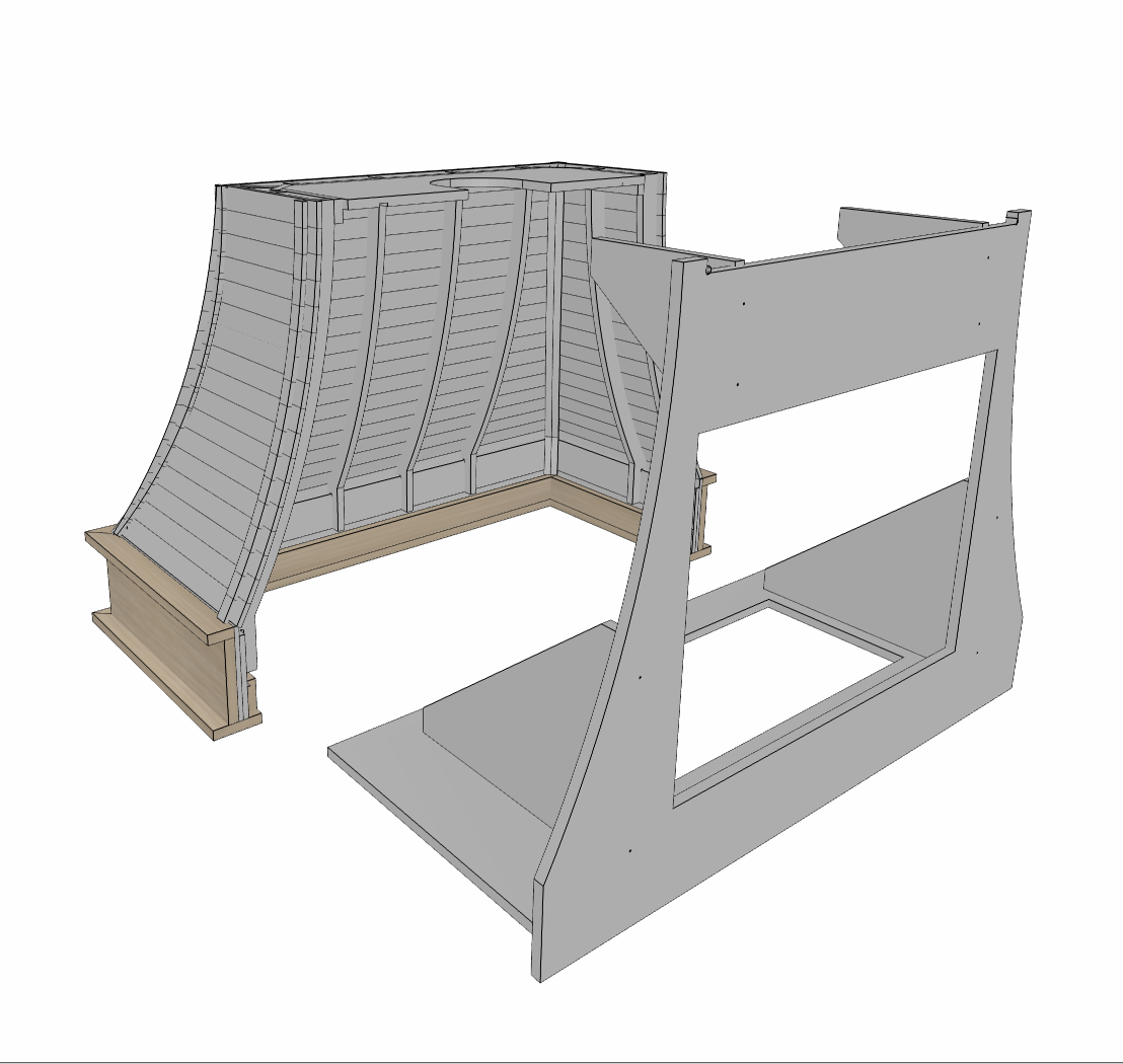 Range Hood - Compound Curve