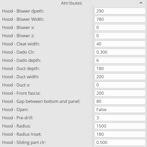 Range Hood - Compound Curve