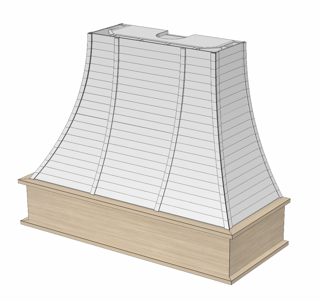 Cabinet Vision - Range Hood - Compound Curve