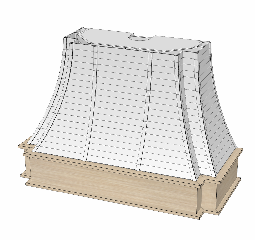 Cabinet Vision - Range Hood - Compound Curve Step