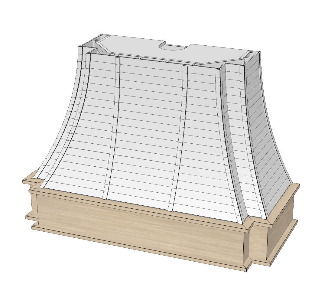 Cabinet Vision - Range Hood - Compound Curve Step