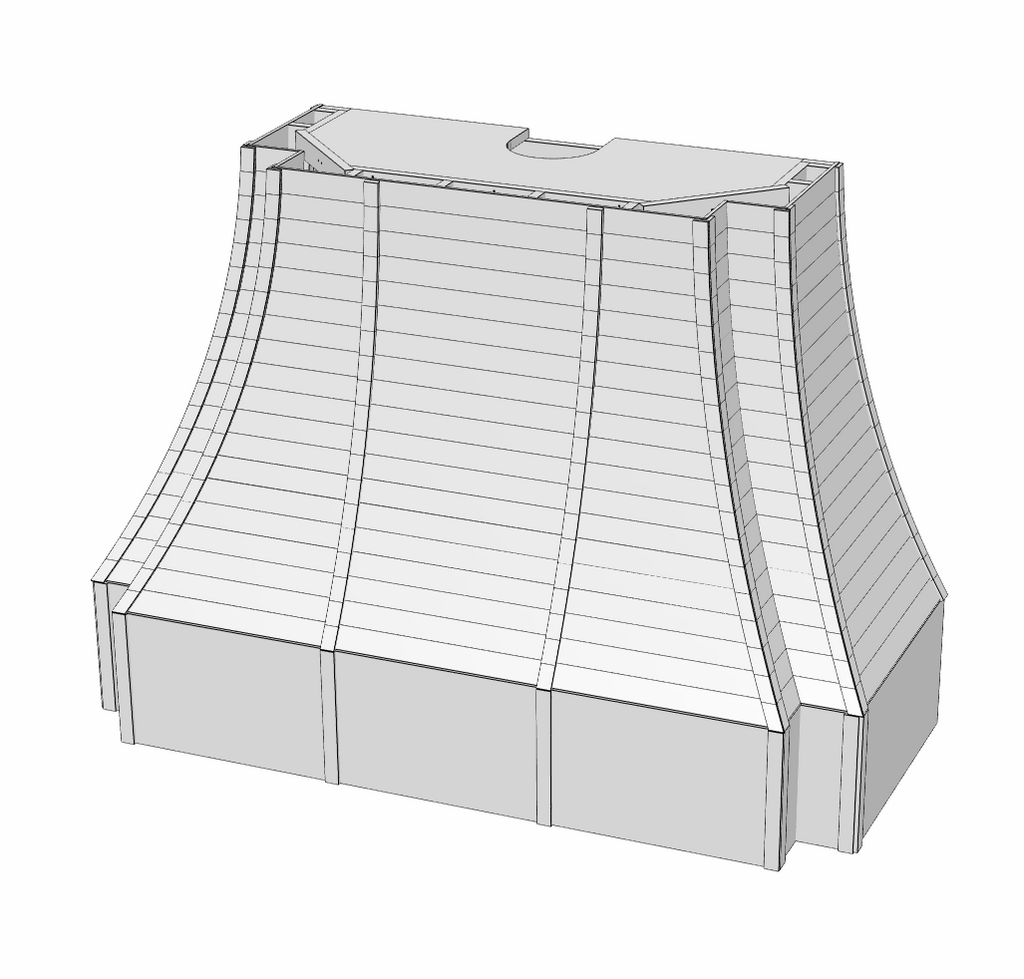 Cabinet Vision - Range Hood - Compound Curve Step