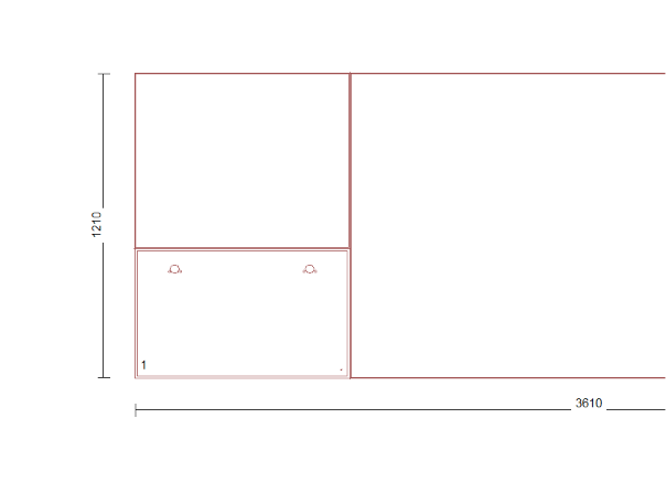 Cabinet Vision - Face frame door