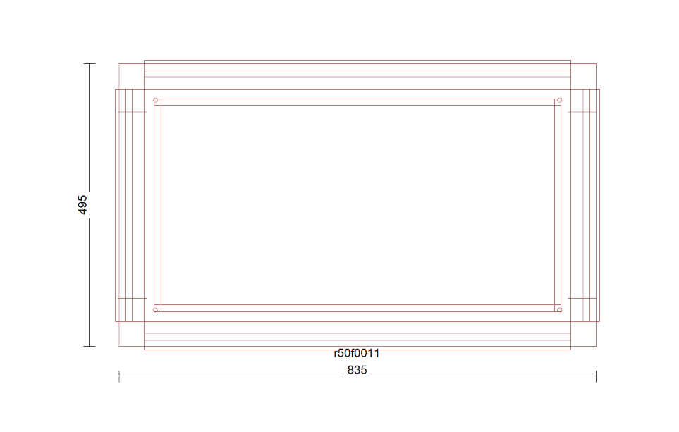 Cabinet Vision - Face frame door