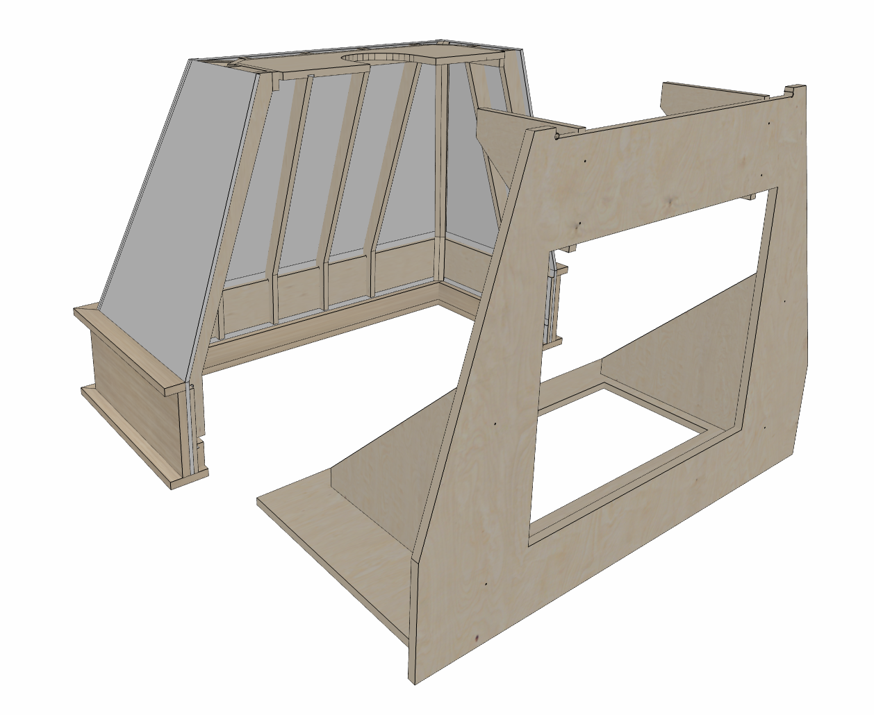 Range Hood - Compound Taper