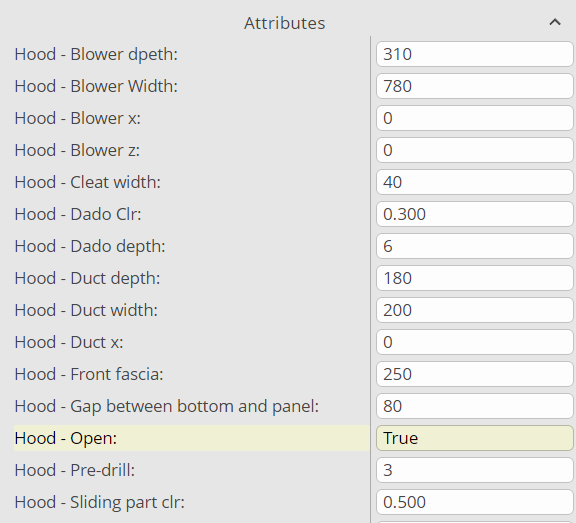 Range Hood - Compound Taper