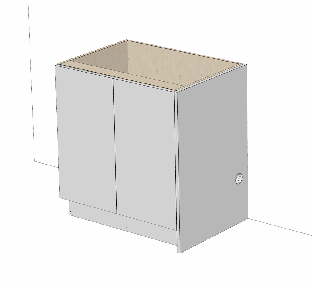 End hole cutouts