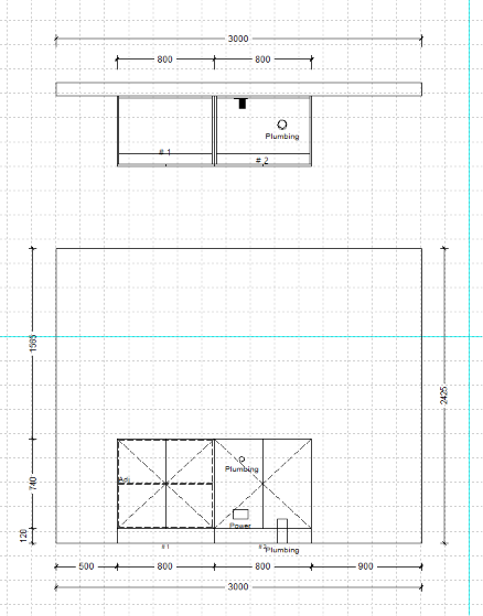 Cabinet Vision - Power point & plumbing cutouts