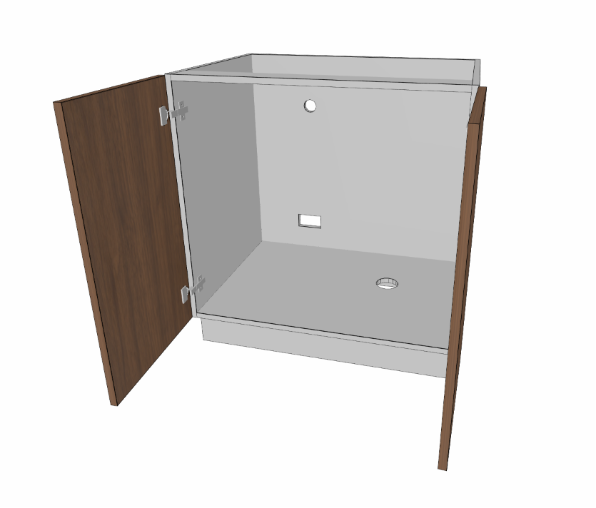 Cabinet Vision - Power point & plumbing cutouts