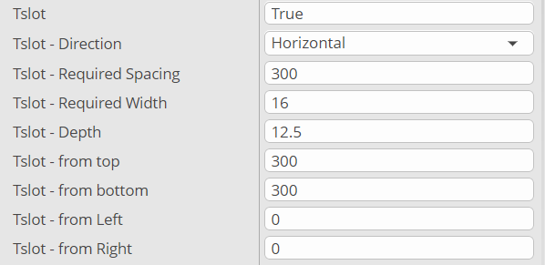 T-slot routing